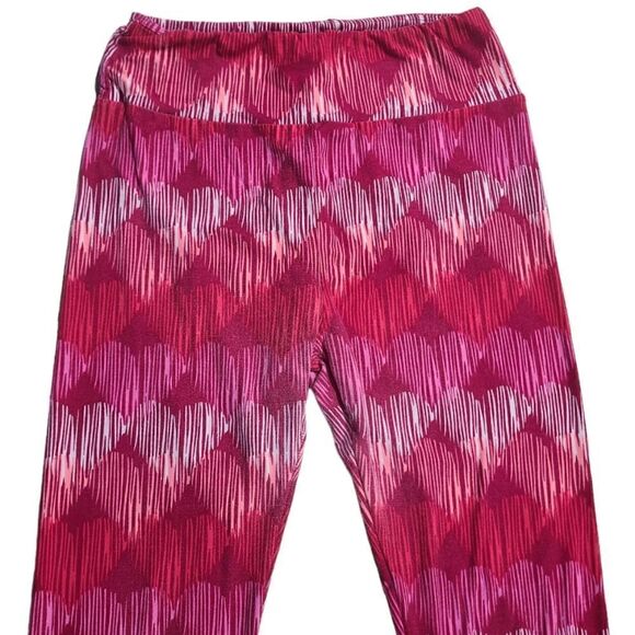 Lularoe Pink Heart One Size Leggins - Picture 5 of 5